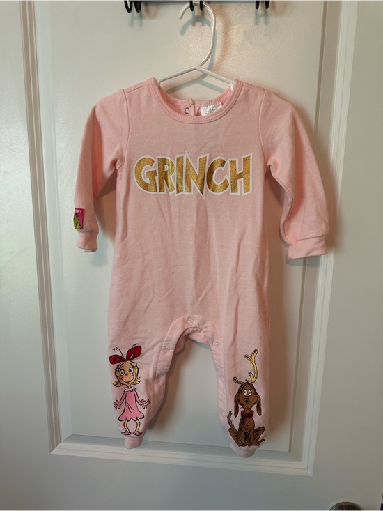 The Grinch Other - Pink Grinch Graphic Baby One-Piece Bodysuit